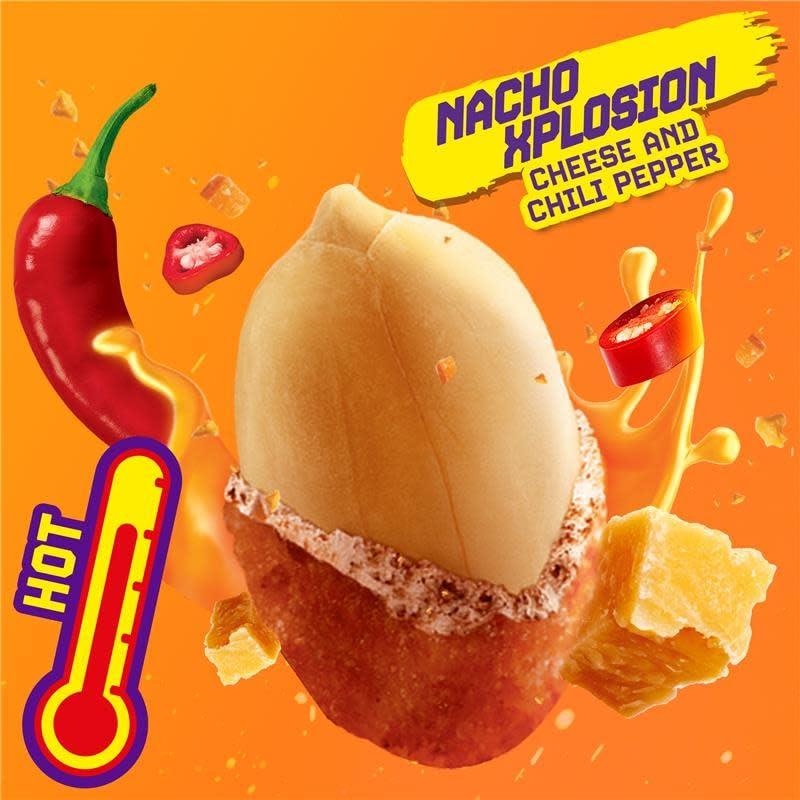 image:imageTakis Fuego Hot Nuts 12 ct 175 oz Value Size Case Hot Chili Pepper amp Lime Flavored Extreme Spicy DoubleCrunch PeanutsNacho