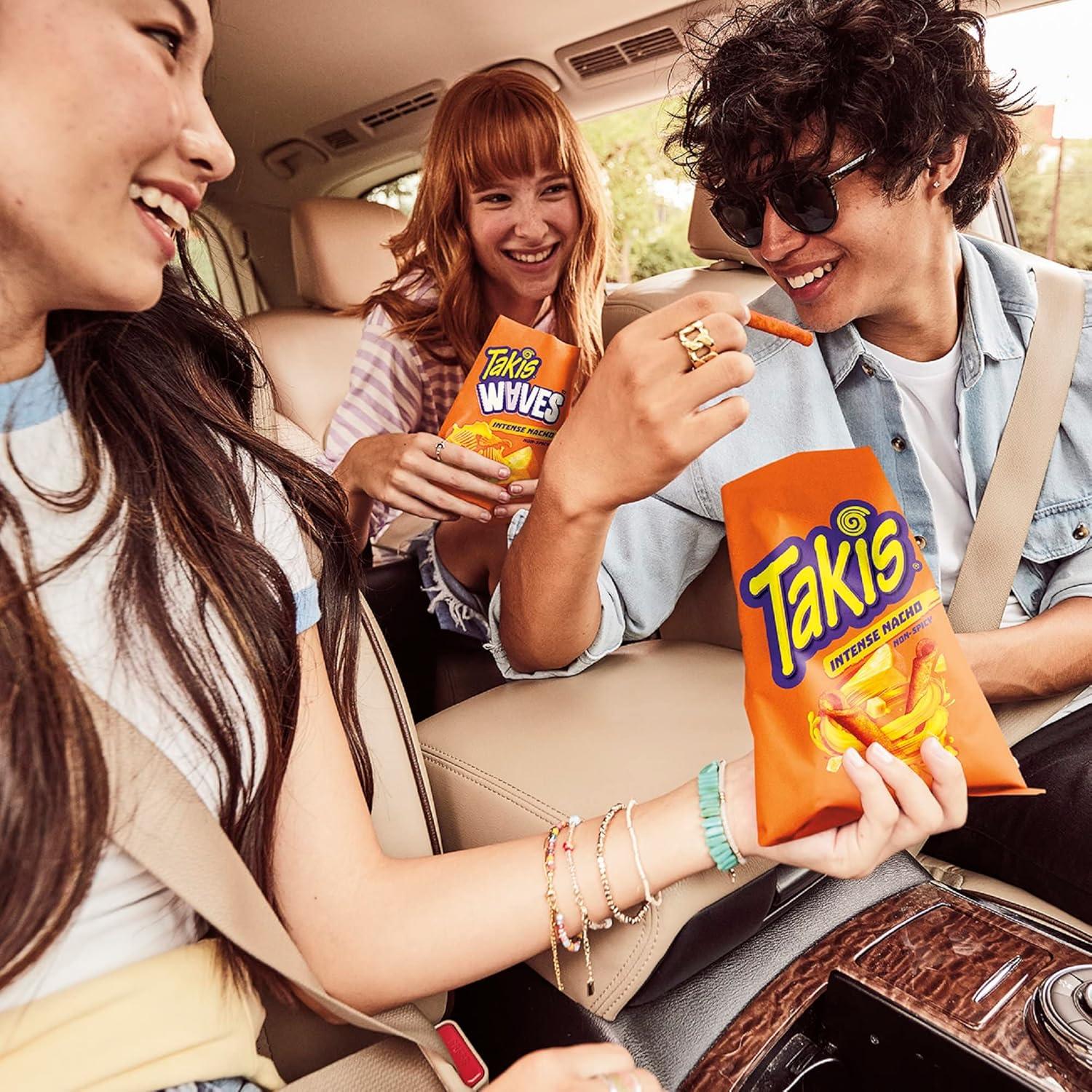 image:imageTakis 40 pc 1 oz Variety Pack Fuego amp Blue Heat Flavored Rolled Tortilla Chips 20 Fuego 20 Blue Heat Perfect for Tailgates Parties or the OfficeIntense Nacho