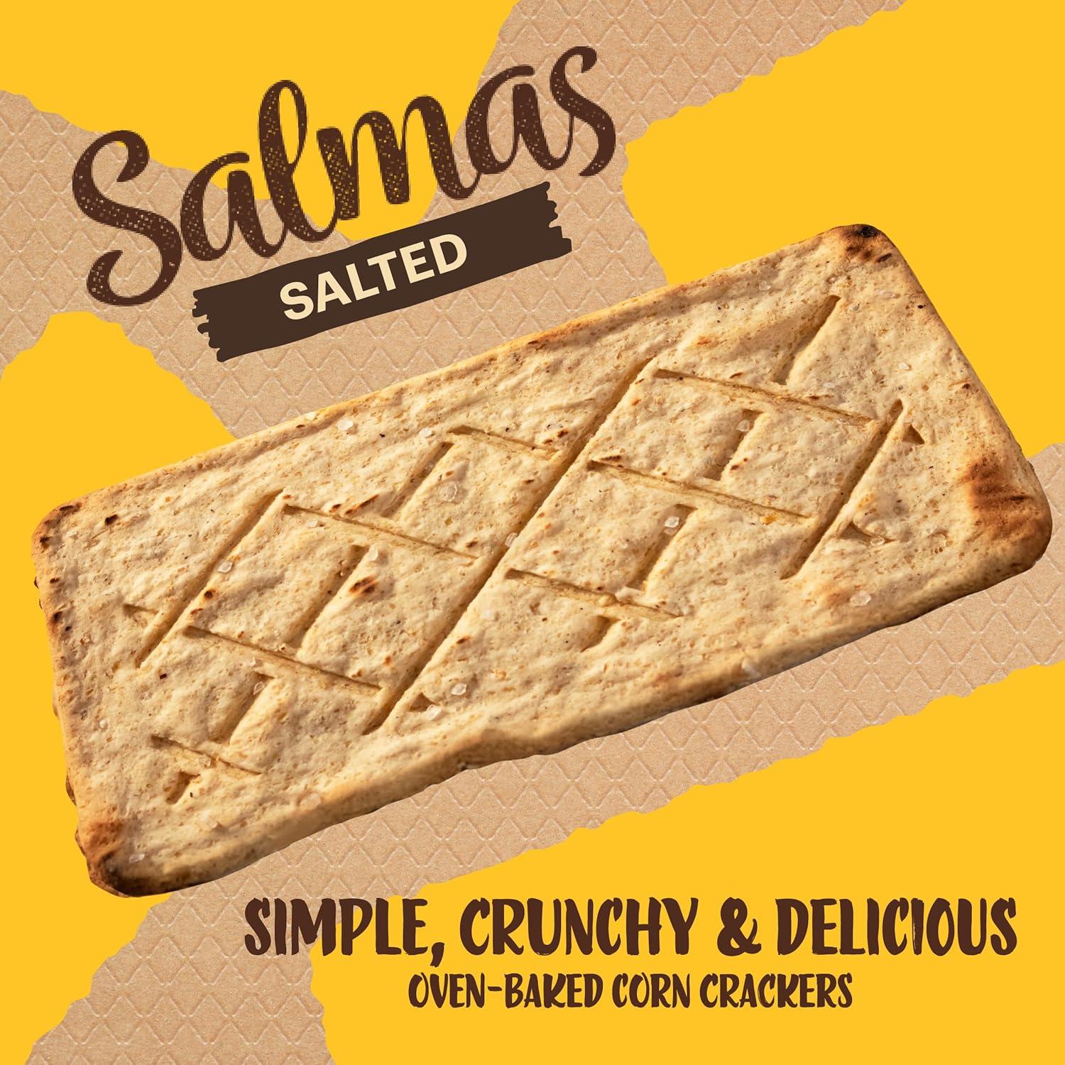 image:imageSanissimo Salmas Salted 40 packs of 3 Crackers Oven Baked Corn Crackers Gluten Free Non GMO Kosher CertifiedSalted 20PK