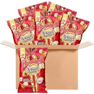 Popcornopolis Fuego Takis 5 ct, 2 oz Case, Hot Chili Pepper & Lime Flavored Extreme Savory Popcorn(Caramel & Kettle (1PK))